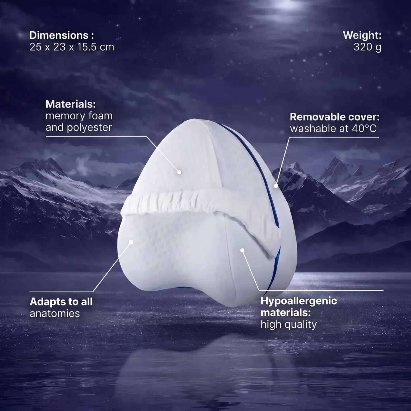 Everyday Relief Orthopaedic Knee Pillow