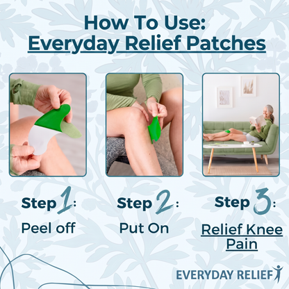 Everyday Relief Natural Knee Pain Relief Patches